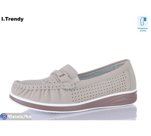 Туфлі жіночі на літо (8 пар р.36-41) коричневий  "Trendy"