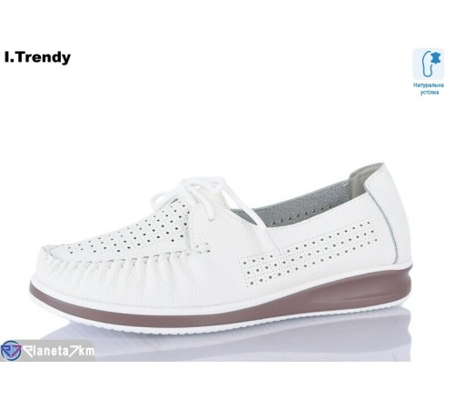 Туфлі жіночі на літо (8 пар р.36-41) білий  "Trendy"
