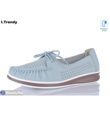 Туфлі жіночі на літо (8 пар р.36-41) блакитний  "Trendy"