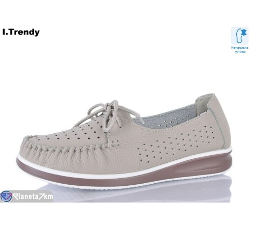 Туфлі жіночі на літо (8 пар р.36-41) коричневий  "Trendy"