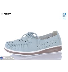 Туфлі жіночі на літо (8 пар р.36-41) блакитний  "Trendy"