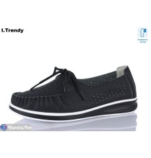 Туфлі жіночі на літо (8 пар р.36-41) чорний  "Trendy"