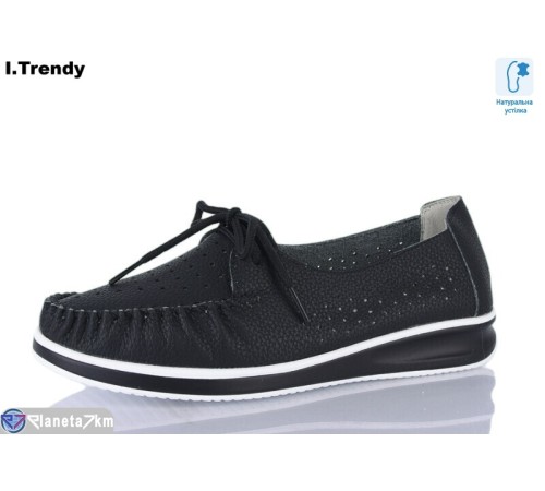 Туфлі жіночі на літо (8 пар р.36-41) чорний  "Trendy"