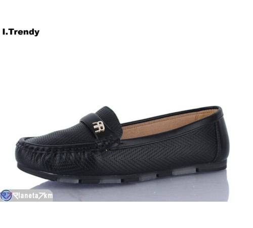 Туфлі жіночі на весну/осінь (8 пар р.36-41) чорний  "Trendy"