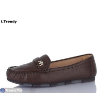 Туфлі жіночі на весну/осінь (8 пар р.36-41) коричневий  "Trendy"