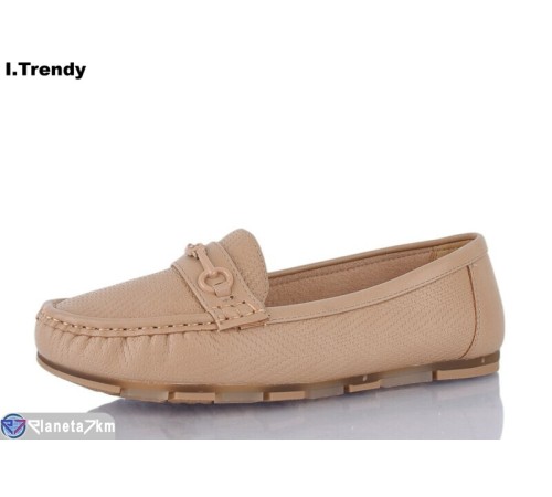 Туфлі жіночі на весну/осінь (8 пар р.36-41) коричневий  "Trendy"