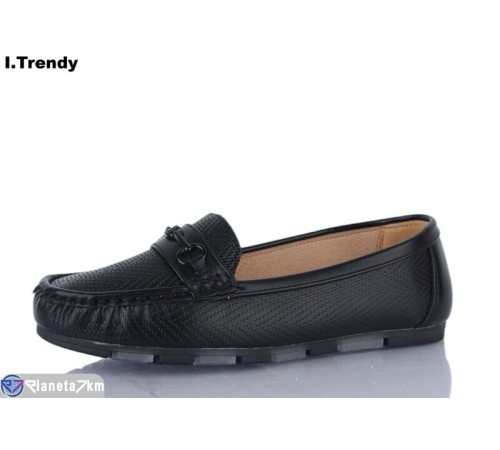 Туфлі жіночі на весну/осінь (8 пар р.36-41) чорний  "Trendy"