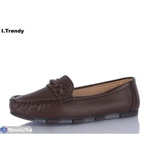 Туфлі жіночі на весну/осінь (8 пар р.36-41) коричневий  "Trendy"