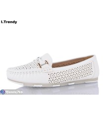 Туфлі жіночі на літо (8 пар р.36-41) білий  "Trendy"