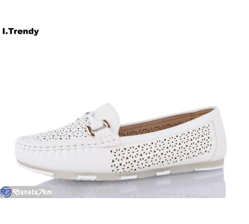 Туфлі жіночі на літо (8 пар р.36-41) білий  "Trendy"