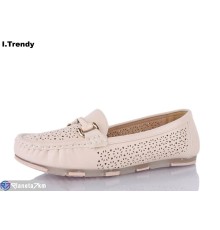 Туфлі жіночі на літо (8 пар р.36-41) бежевий  "Trendy"