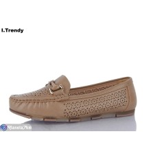 Туфлі жіночі на літо (8 пар р.36-41) коричневий  "Trendy"