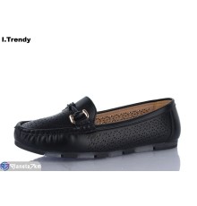 Туфлі жіночі на літо (8 пар р.36-41) чорний  "Trendy"