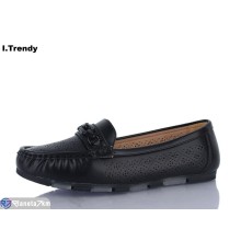 Туфлі жіночі на літо (8 пар р.36-41) чорний  "Trendy"