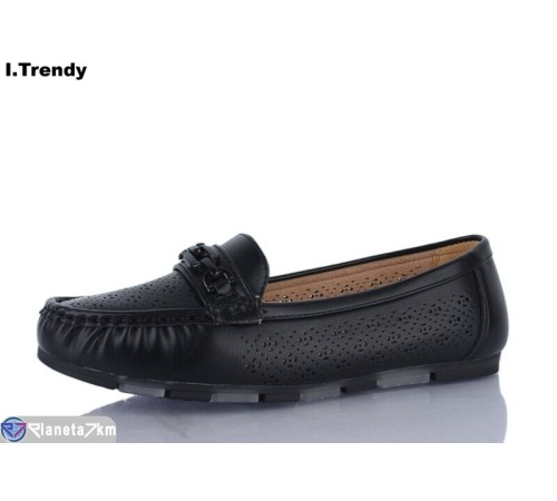 Туфлі жіночі на літо (8 пар р.36-41) чорний  "Trendy"