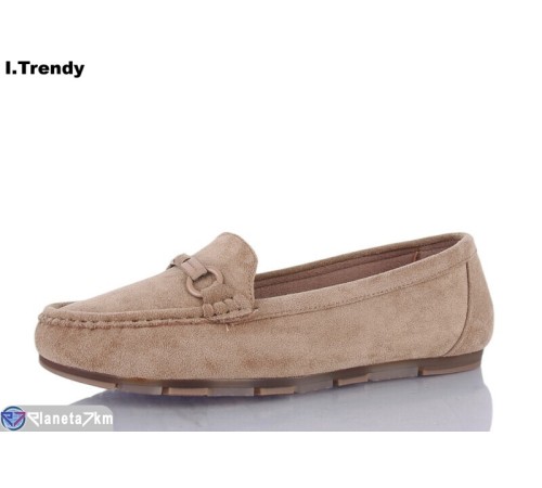 Туфлі жіночі на весну/осінь (8 пар р.36-41) коричневий  "Trendy"