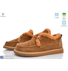 Туфлі жіночі на зиму (6 пар р.36-41) коричневий  "Viscala"