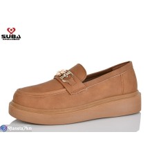 Туфлі жіночі на весну/осінь (8 пар р.37-41) коричневий  "SUBA"