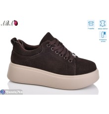Кросівки жіночі на весну/осінь (8 пар р.36-41) коричневий  "Aba"