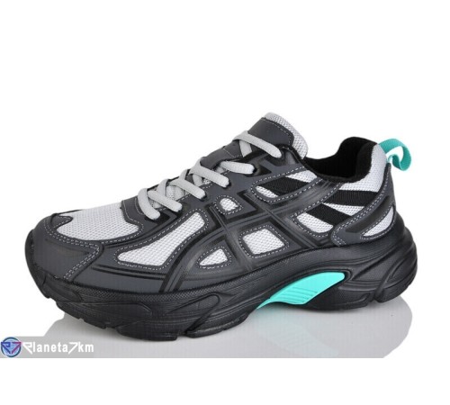 Кросівки на весну/осінь (8 пар р.36-41) сірий  "Insect"