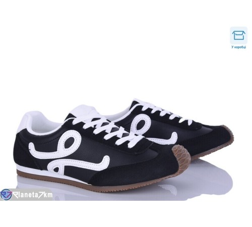 Кросівки жіночі на весну/осінь (8 пар р.36-41) чорний  "FERICE"