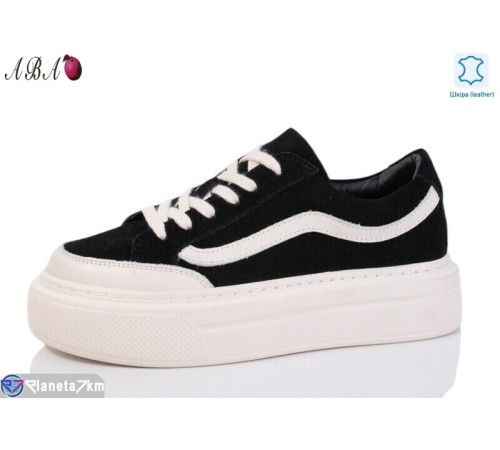 Кросівки жіночі на весну/осінь (8 пар р.36-40) чорний  "Aba"