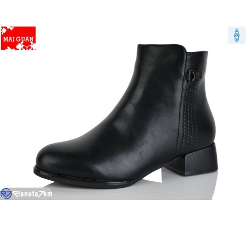 Черевики жіночі на весну/осінь (8 пар р.36-41) чорний  "Maiguan"
