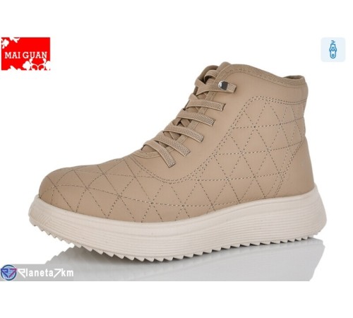 Черевики жіночі на весну/осінь (8 пар р.37-41) коричневий  "Maiguan"