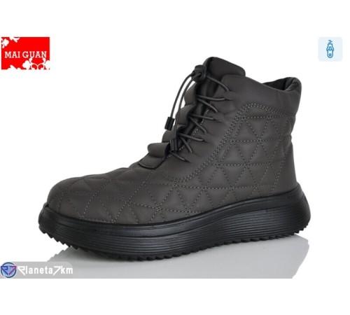 Черевики жіночі на весну/осінь (8 пар р.37-41) сірий  "Maiguan"