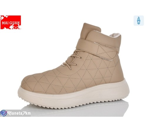 Черевики жіночі на весну/осінь (8 пар р.37-41) коричневий  "Maiguan"