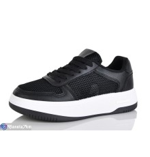 Кросівки жіночі на літо (8 пар р.36-41) чорний  "Fudian"