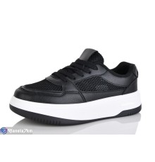 Кросівки жіночі на літо (8 пар р.36-41) чорний  "Fudian"