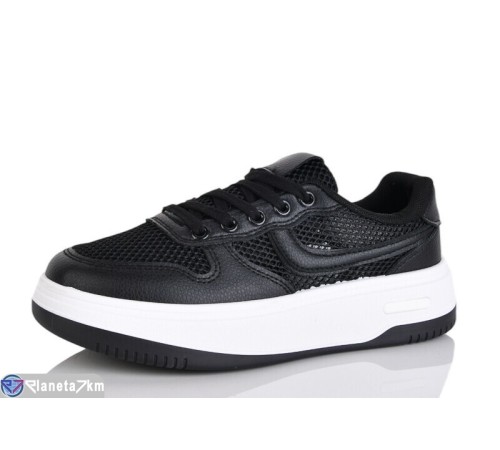 Кросівки жіночі на літо (8 пар р.36-41) чорний  "Fudian"