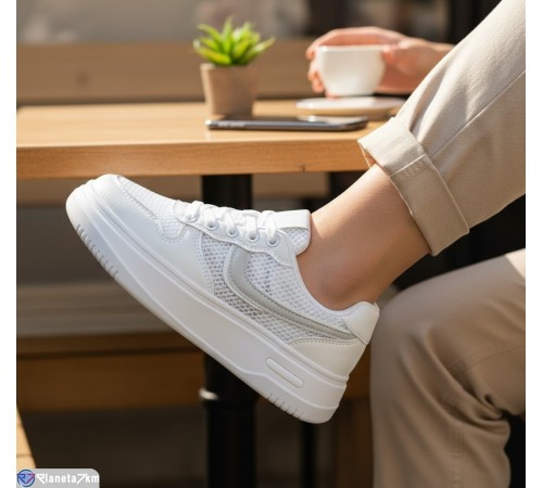 Кросівки жіночі на літо (8 пар р.36-41) білий  "Fudian"