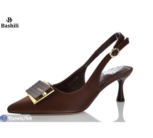 Туфлі жіночі на літо (6 пар р.35-40) коричневий  "Башили"