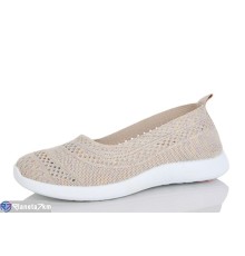 Туфлі жіночі на літо (8 пар р.37-41) бежевий  "LORETA"