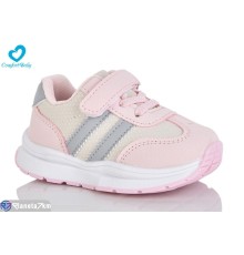 Дитячі кросівки на весну/осінь (7 пар р.16-20) рожевий  "Comfort-baby"