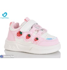 Дитячі кросівки на весну/осінь (7 пар р.22-26) рожевий  "Comfort-baby"