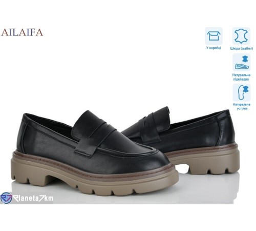 Туфлі жіночі на весну/осінь (8 пар р.36-41) чорний  "Latifa"