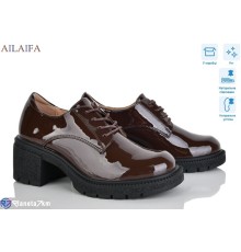 Туфлі жіночі на весну/осінь (8 пар р.36-41) коричневий  "Latifa"