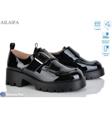 Туфлі жіночі на весну/осінь (8 пар р.36-41) чорний  "Latifa"