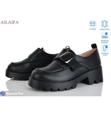 Туфлі жіночі на весну/осінь (8 пар р.36-41) чорний  "Latifa"