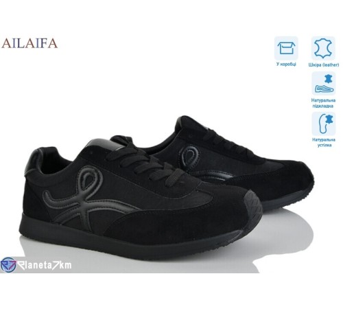 Кросівки жіночі на весну/осінь (8 пар р.36-41) чорний  "Latifa"