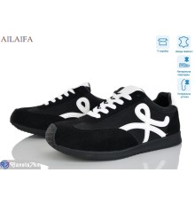 Кросівки жіночі на весну/осінь (8 пар р.36-41) чорний  "Latifa"