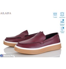 Туфлі жіночі на весну/осінь (8 пар р.36-41) бордовий  "Latifa"