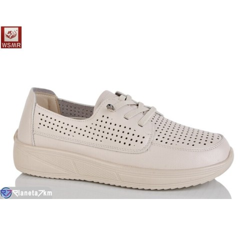 Туфлі жіночі на літо (8 пар р.36-41) бежевий  "WSMR"