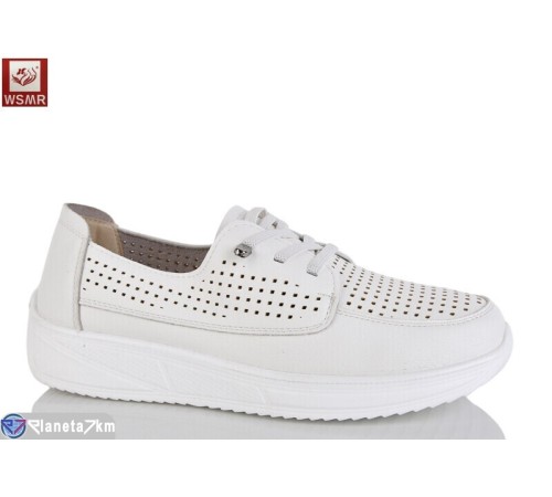 Туфлі жіночі на літо (8 пар р.36-41) білий  "WSMR"