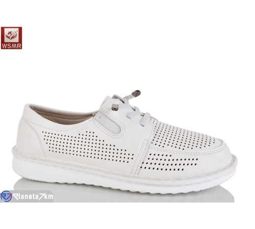 Туфлі жіночі на літо (8 пар р.36-41) білий  "WSMR"