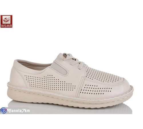 Туфлі жіночі на літо (8 пар р.36-41) бежевий  "WSMR"