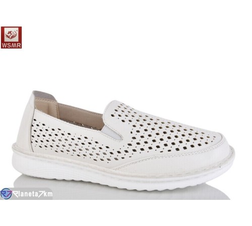 Туфлі жіночі на літо (8 пар р.36-41) білий  "WSMR"